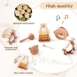 Juguetes Montessori Instrumentos Musicales para Bebés Bear Instrument