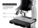 Microscopio Gadnic 1200X Para Niños Kit 28 Piezas