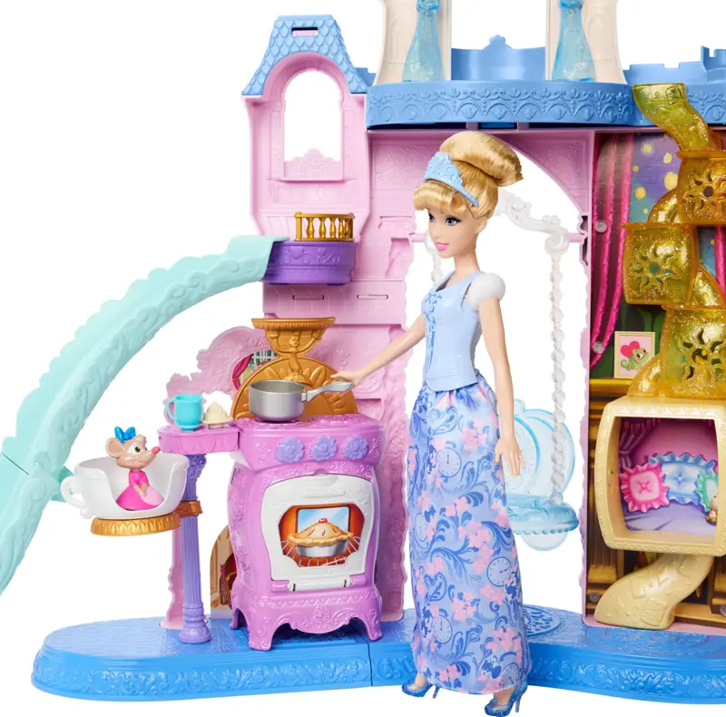 Mattel Disney Princess Castillo de Mascotas Playset con Muñeca