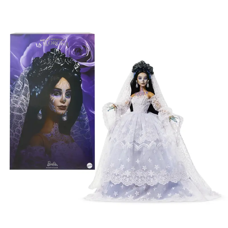 Muñeca Barbie Día de Muertos La Llorona Edición Gold Label