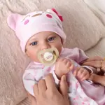 Muñeca Reborn Bebé Realista de Vinilo Suave BABESIDE 51 cm