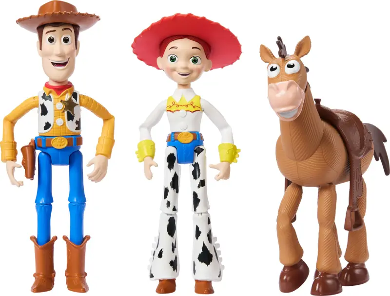 Figuras de acción Mattel Disney Pixar Toy Story, paquete de 3, 10 a 19 cm