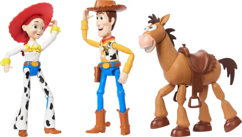 Figuras de acción Mattel Disney Pixar Toy Story, paquete de 3, 10 a 19 cm