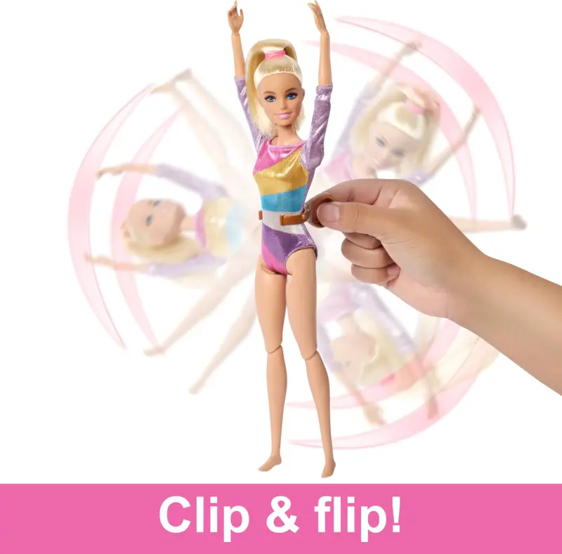 Playset Barbie Careers Gymnasia con muñeca gimnasta rubia