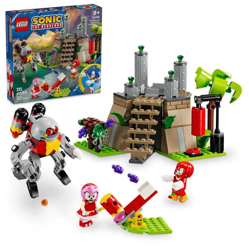Set de construcción LEGO Sonic The Hedgehog Knuckles con 2 figuras