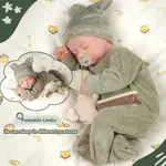 Muñeca bebé Reborn BABESIDE Lifelike Boy, cuerpo suave, 17 p