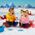 Calico Critters, Sandy Cat Family, muñecas, figuras de casas