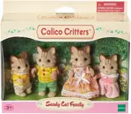 Calico Critters, Sandy Cat Family, muñecas, figuras de casas