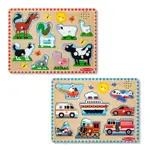 Paquete Sound Puzzle Melissa & Doug para niños de 2 a 5 años