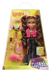 Muñeca de moda Bratz Alwayz Sasha con 10 accesorios y póster