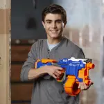 Juguete Nerf N-Strike Hyperfire Tambor de 25 Dardos Alcance 27 m