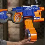 Juguete Nerf N-Strike Hyperfire Tambor de 25 Dardos Alcance 27 m
