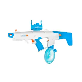 Pistola De Agua Automática Color Blanco Y Azul