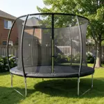 Cama Elástica 244 cm Curved 3L – Modelo CE08FT-3L-C – Color Black