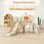 Tobogan Infantil BIERUM 9 en 1 para Niños de 1 a 3