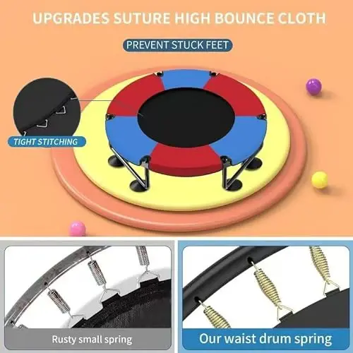 Trampolin Infantil JO bulidershrs BLUe 55 pulgadas
