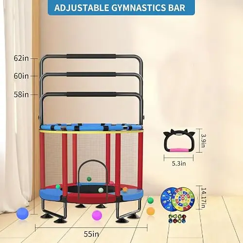 Trampolin Infantil JO bulidershrs BLUe 55 pulgadas