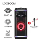 Parlante Inalámbrico XBOOM Torre de Sonido 2000W DJ Partylink Karaoke Star LG