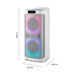Torre De Sonido Noblex 4700W Bluetooth Karaoke SQ208G1W