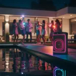 Torre de Sonido Noblex Negro con Micrófono SQ108G1