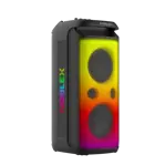Torre De Sonido Noblex 5200w Karaoke Doble Woofer Negro MNX1600