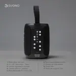 Parlante Bluetooth Inalámbrico Suono AUX USB-C SD Luz LED