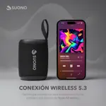 Parlante Bluetooth Inalámbrico Suono AUX USB-C SD Luz LED