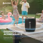 Parlante Bluetooth Inalámbrico Suono AUX USB-C SD Luz LED