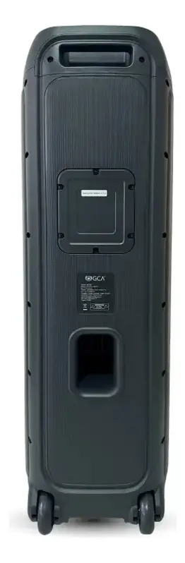 Parlante Gca Volkano Triple Woofer 8 Con Ruedas Y Luces