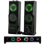 Parlante Gamer RGB Gadnic 2 en 1: Pc y Barra de Sonido