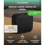 Parlante Portátil Gadnic Nextbeat 5W True Wireless Stereo Batería 500 mAh