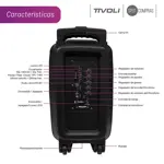 Parlante Portátil Bluetooth Tivoli 6000w Micrófono Radio FM