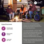 Parlante Portátil Bluetooth Tivoli 7000w Micrófono Radio FM