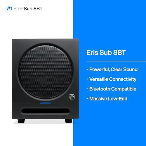 Subwoofer Activo PreSonus Eris Sub 8BT 8 Pulgadas