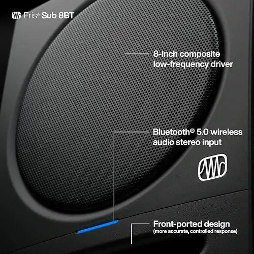 Subwoofer Activo PreSonus Eris Sub 8BT 8 Pulgadas