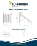 Termotanque Solar SGA 100L 