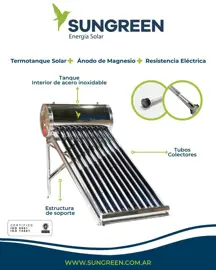 Termotanque Solar Sgi 100L (Inoxida...
