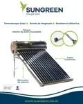 Termotanque Solar SGI 150L (Inoxidable)