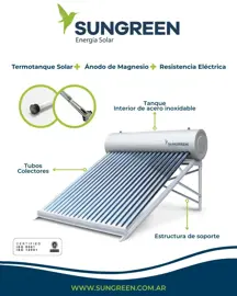 Termotanque Solar Sga 200L