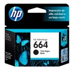 Cartucho de Tinta HP 664 F6V29AL NEGRO original 3775 4535