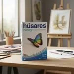 Papel Húsares Design A4 7858 150 Gramos X 100 Hs Blanco