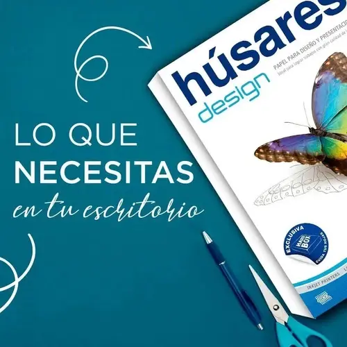 Papel Húsares Design A4 7858 150 Gramos X 100 Hs Blanco