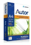 Resma Autor A4 90grs 500 Hojas Blanco Blanco