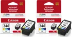 Cartuchos de Tinta Canon CL-246 XL Color Paquete de 2