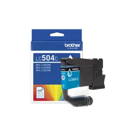 Cartucho De Tinta Lc504c Cian Rend...