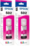 Botella de Tinta Epson 502 EcoTank Magenta Paquete de 2