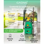 Kit Hidrolavadora Gadnic eléctrica 1400W Mas Aspiradora de Mano Gadnic Portátil Auto Hogar 120W