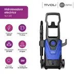 Hidrolavadora Eléctrica Tivoli 1600w 125 Bar De Presión Protección Ipx5 Color Azul/Negro