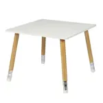 Set Mesa Infantil Proline con 2 Sillas Blanco HD6740-NS