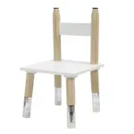 Set Mesa Infantil Proline con 2 Sillas Blanco HD6740-NS